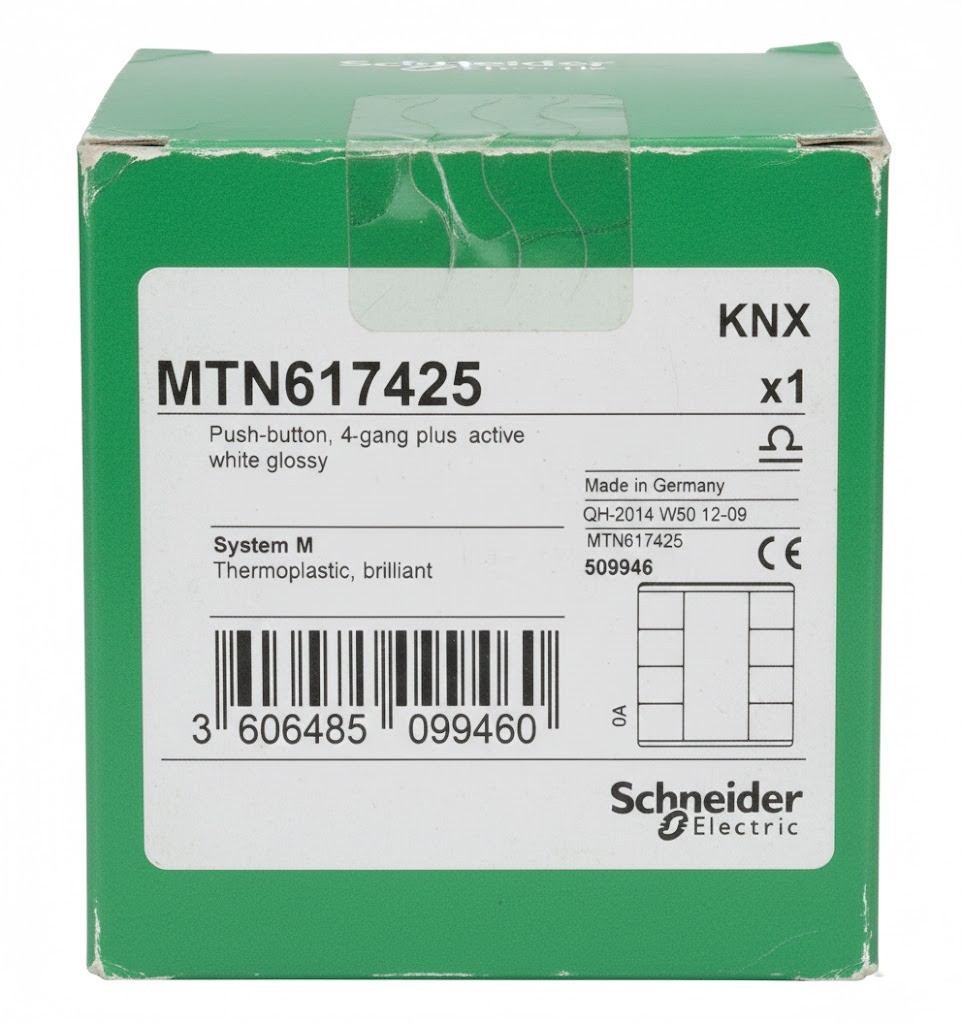 schneider-mtn617425-pulsante-knx-4-tasti-plus-system-m-bianco-lucido